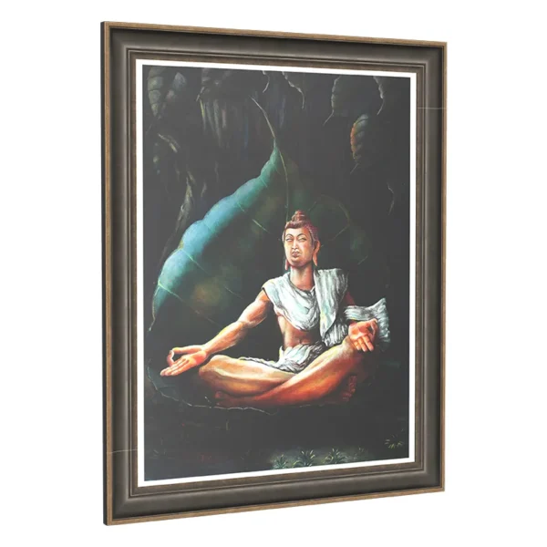 BUDDHA-MEDITATING-UNDER-BODDHI-LEAF