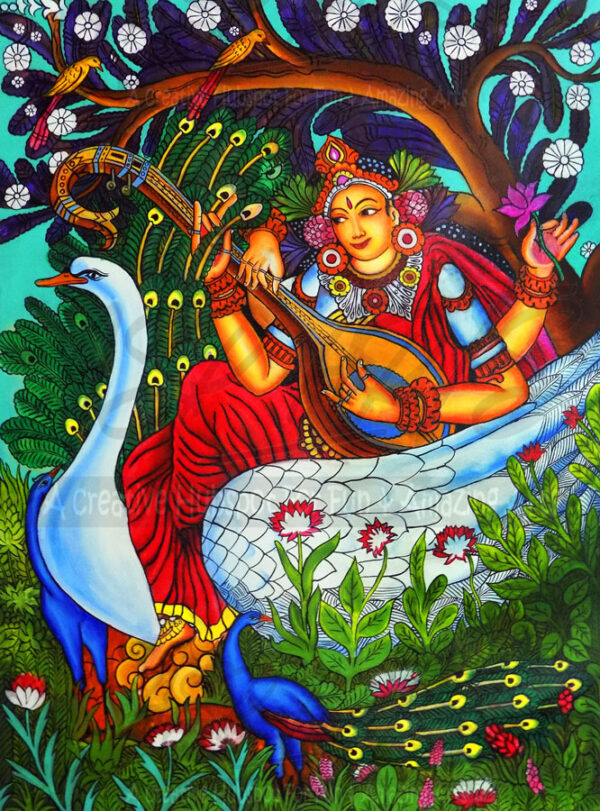 MAIN-SARASWATI-MURAL(68-x-92)