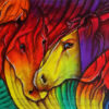 HORSES-AFFECTION-ABSTRACT-PAINTING