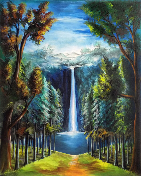 THE-WATERFALL-SCENERY