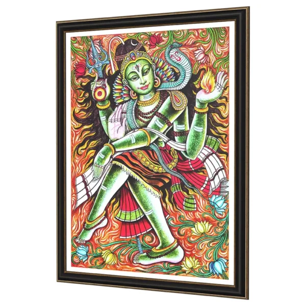 Shiva Nataraja Kerala mural painting