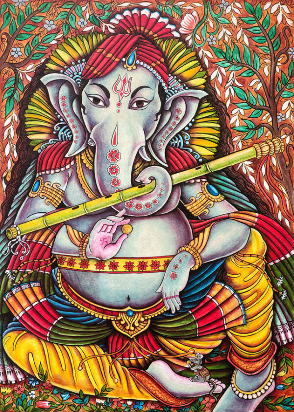 GANESHA-MURAL-PAINTING-(65-x-91)MAIN