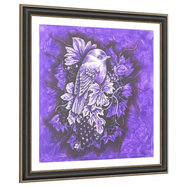 BIRD-ON-THE-PURPLE-TREE