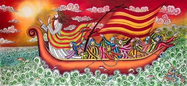 JESUS-AND-DISCIPLES-ON-A-BOAT
