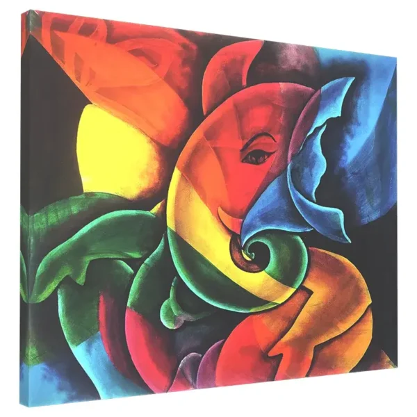 Abstract Rainbow Ganesha