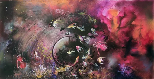 Cosmic-ocean-Rainbow