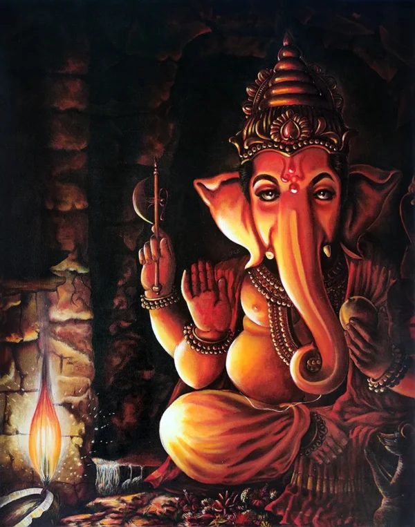 -LORD-GANESHA-REALISTIC-CAVE-DRAWING