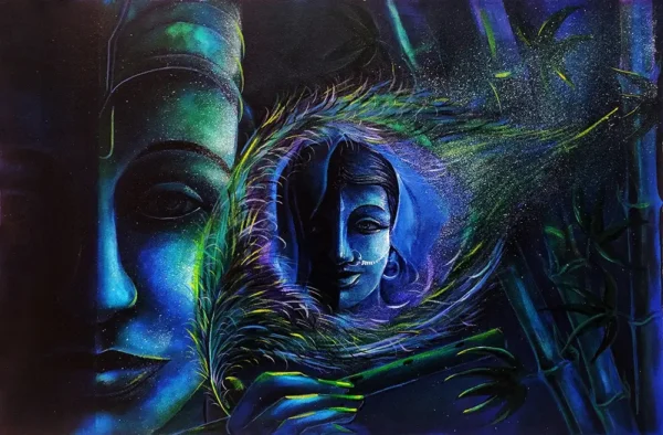 KRISHNA-RADHA-ABSTRACT-PEACOCK-FEATHER
