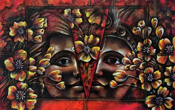 HALF-RADHA-HALF-KRISHNA