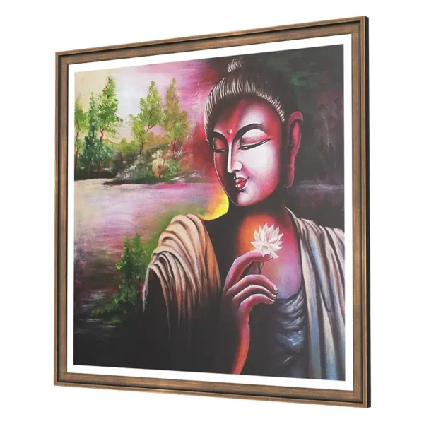 BUDDHA-RED-WITH-FLOWER