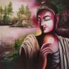 BUDDHA-RED-WITH-FLOWER