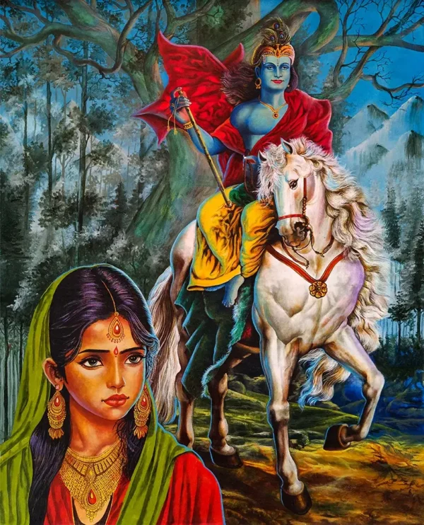 KRISHNA-RADHA-LAST-MEETING