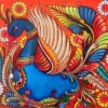 Peacock Kerala mural painting