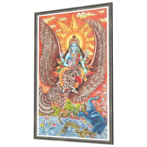 Gajendra Moksha Kerala mural painting