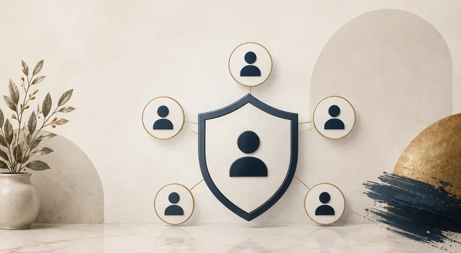 Secure sharing of customer information only with trusted service providers